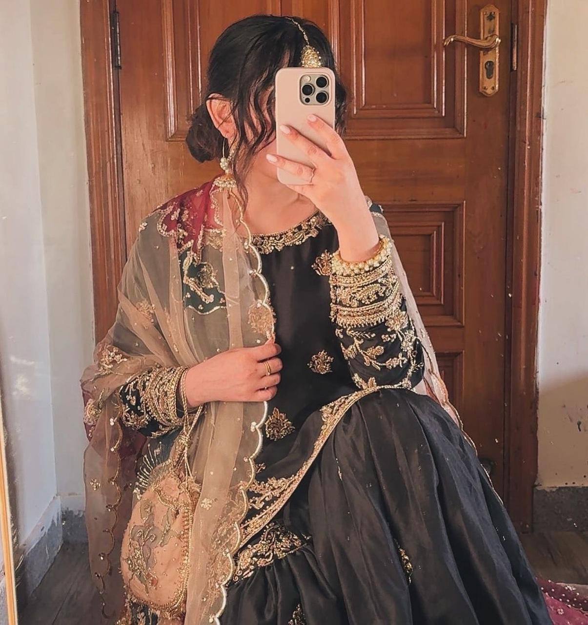 Chinon Sharara Suit Set with Sequin Embroidery & Organza Dupatta | Elegant Festive Wear 💫 YNF