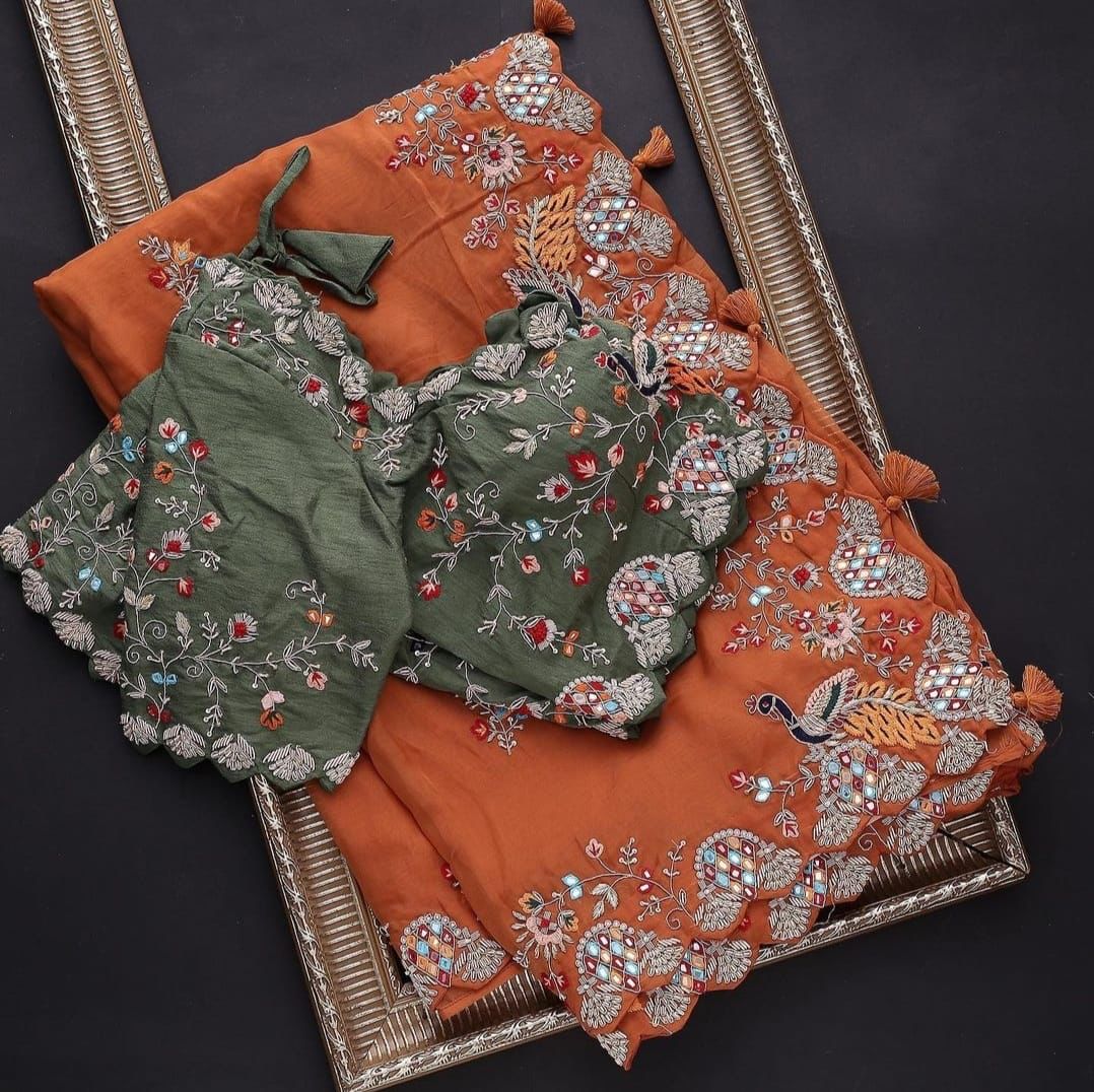 Grace the Wedding Season in Style with this Premium Soft Rangoli Silk Saree – A True Statement of Elegance. YNF