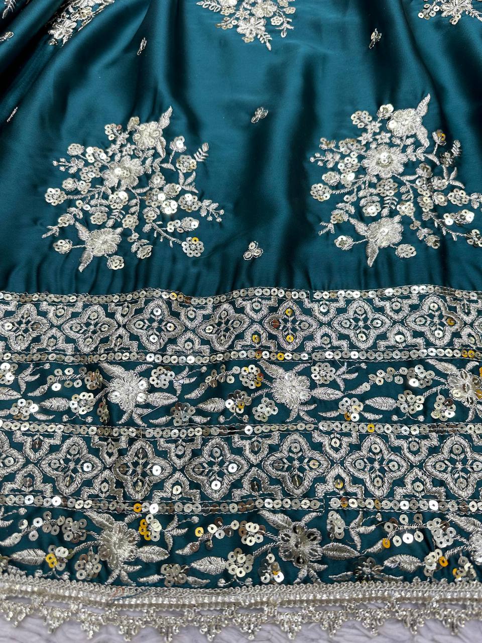 Elegant Japan Jastin Thread & Sequin Work Lehenga Set YNF