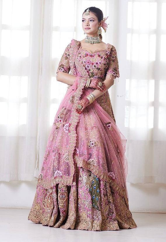 Elegant Fox Georgette Lehenga Set with Sequin Embroidery | Semi-Stitched with Dupatta & Blouse YNF