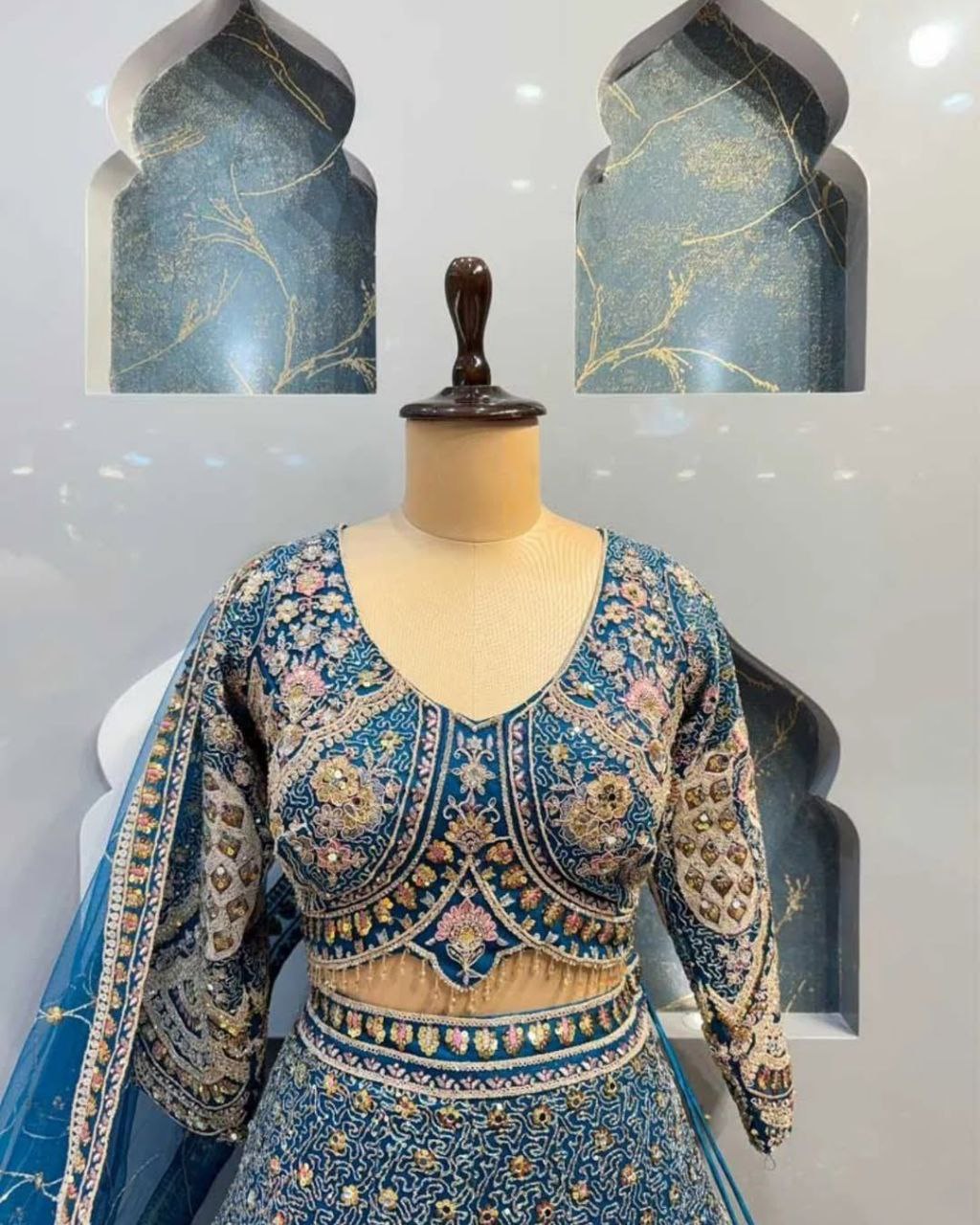Elegant Soft Butterfly Net Lehenga Set with Coding Sequin Work | Semi-Stitched Bridal & Partywear YNF