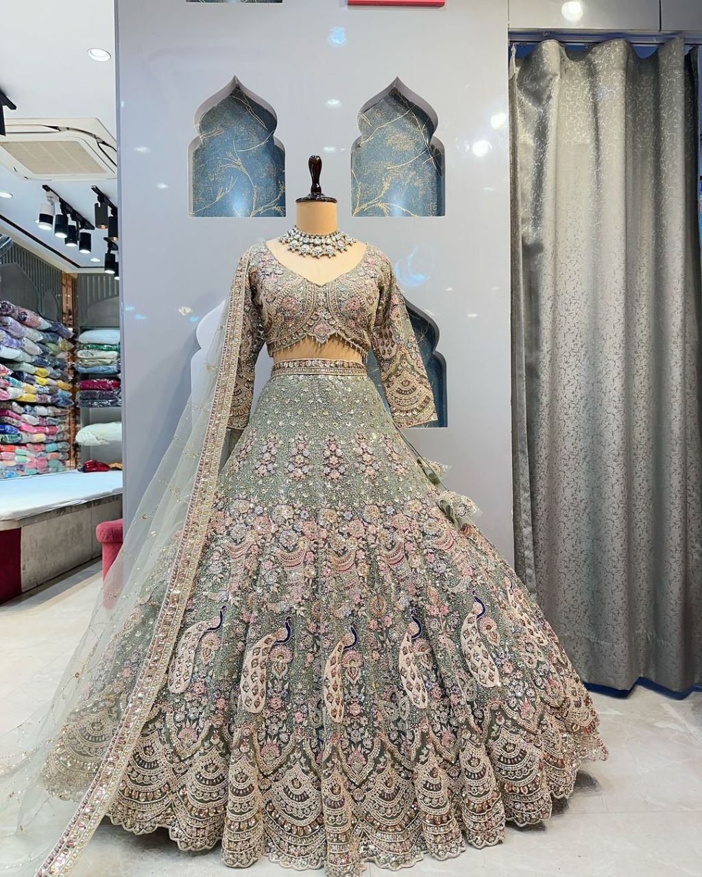 Elegant Soft Butterfly Net Lehenga Set with Coding Sequin Work | Semi-Stitched Bridal & Partywear YNF