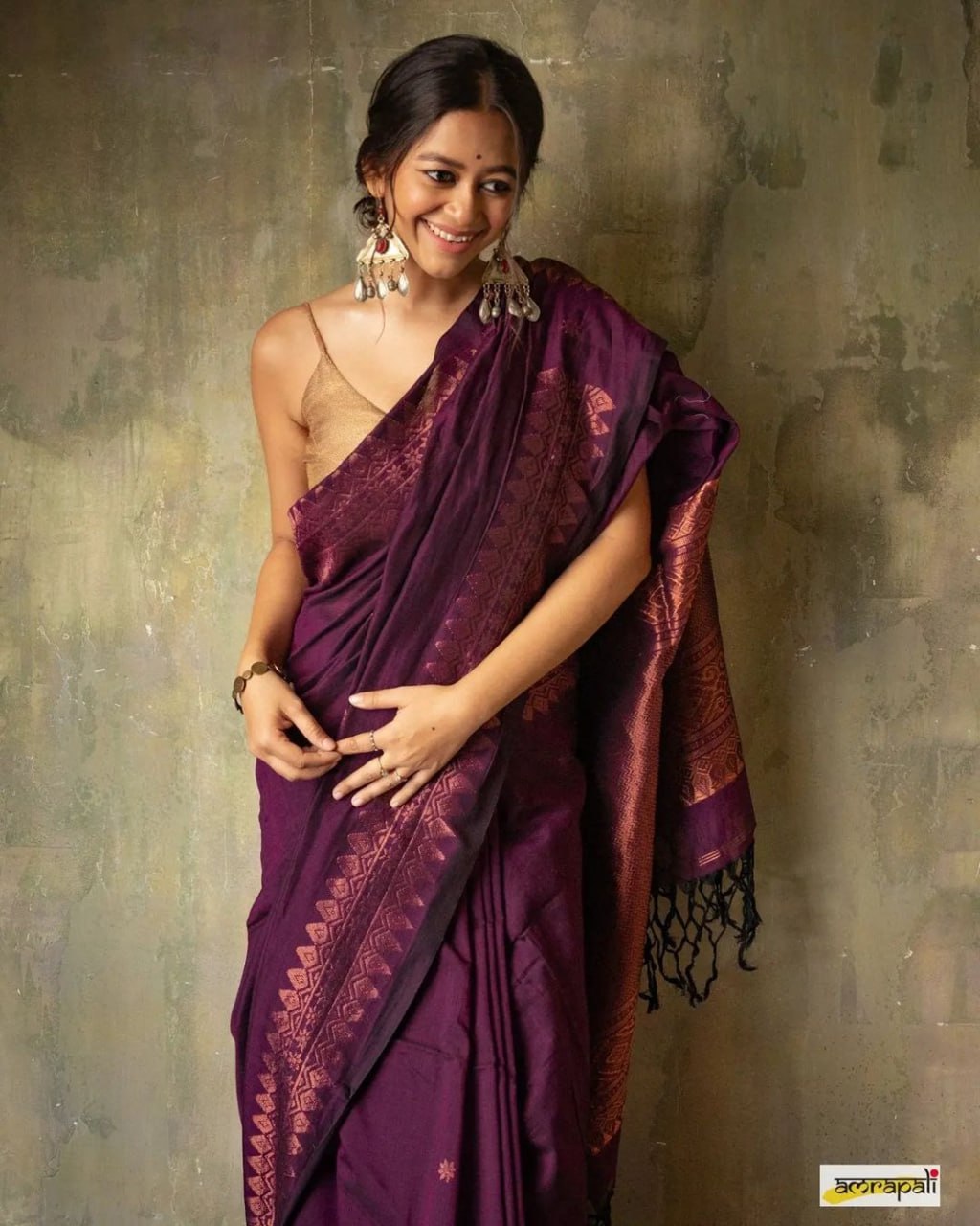 Elegant Sky Blue Banarasi Soft Silk Saree with Copper Zari & Colorful Print | 5.5 M Length | 5 Color Options | Lightweight & Graceful Drape YNF