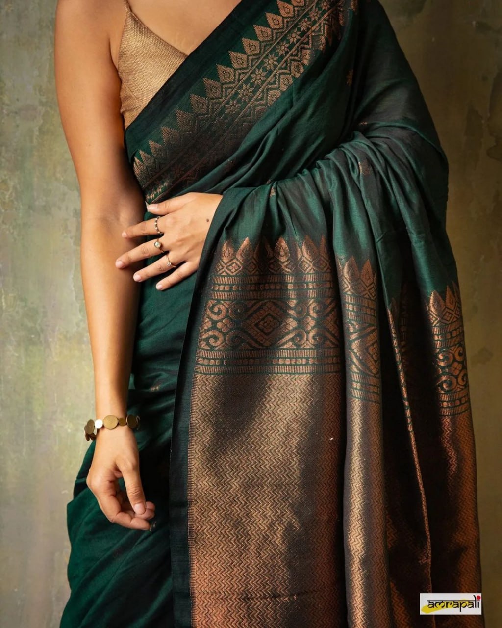 Elegant Sky Blue Banarasi Soft Silk Saree with Copper Zari & Colorful Print | 5.5 M Length | 5 Color Options | Lightweight & Graceful Drape YNF