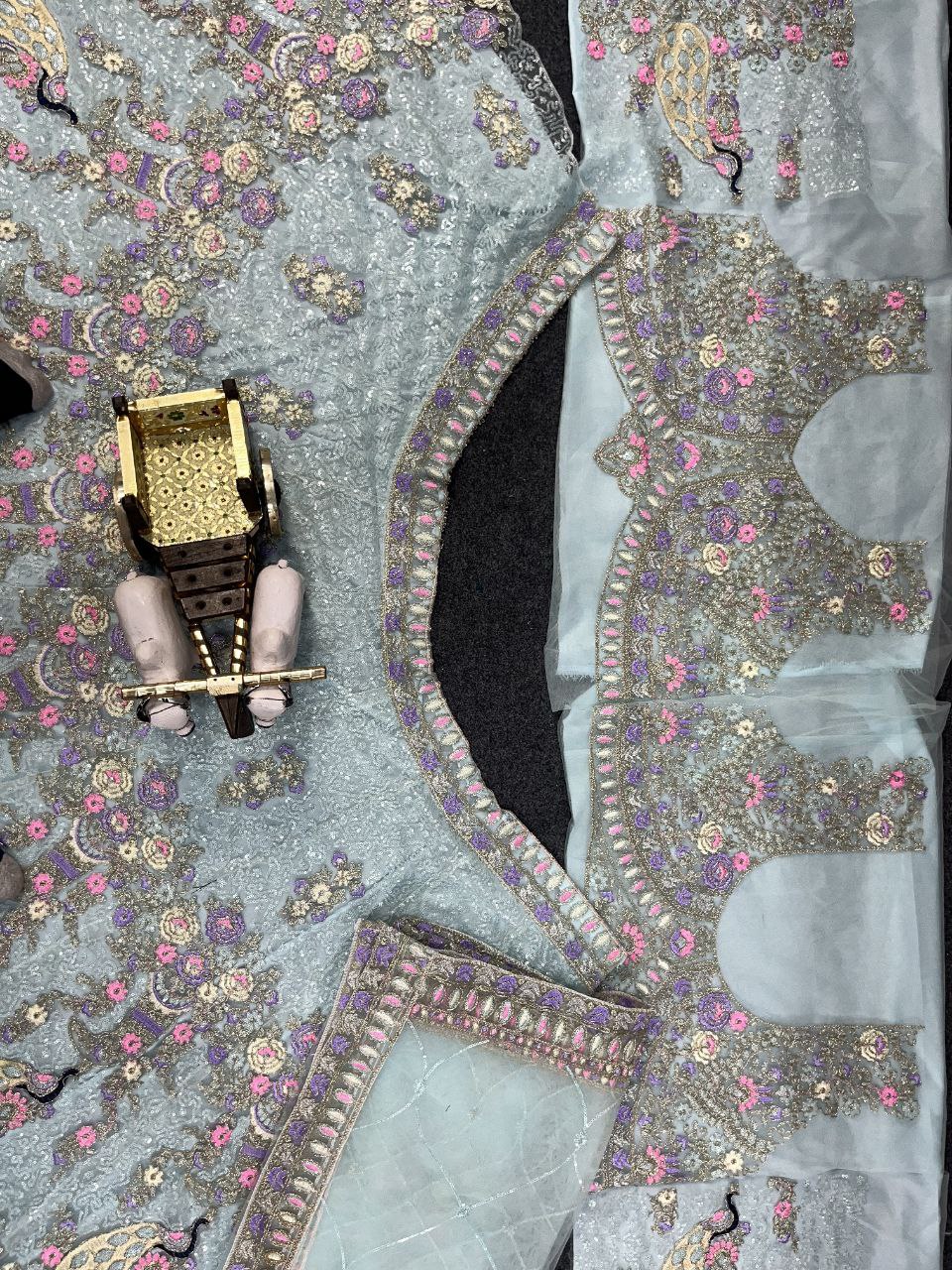 Elegant Soft Butterfly Net Lehenga Set with Coding Sequin Work | Semi-Stitched Bridal & Partywear YNF
