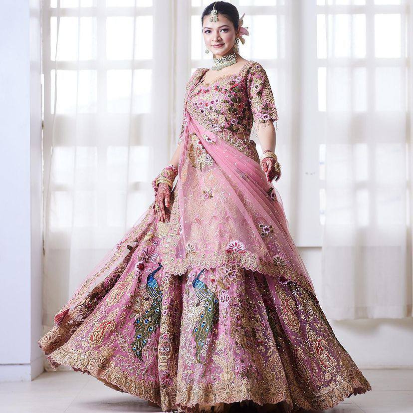 Elegant Fox Georgette Lehenga Set with Sequin Embroidery | Semi-Stitched with Dupatta & Blouse YNF