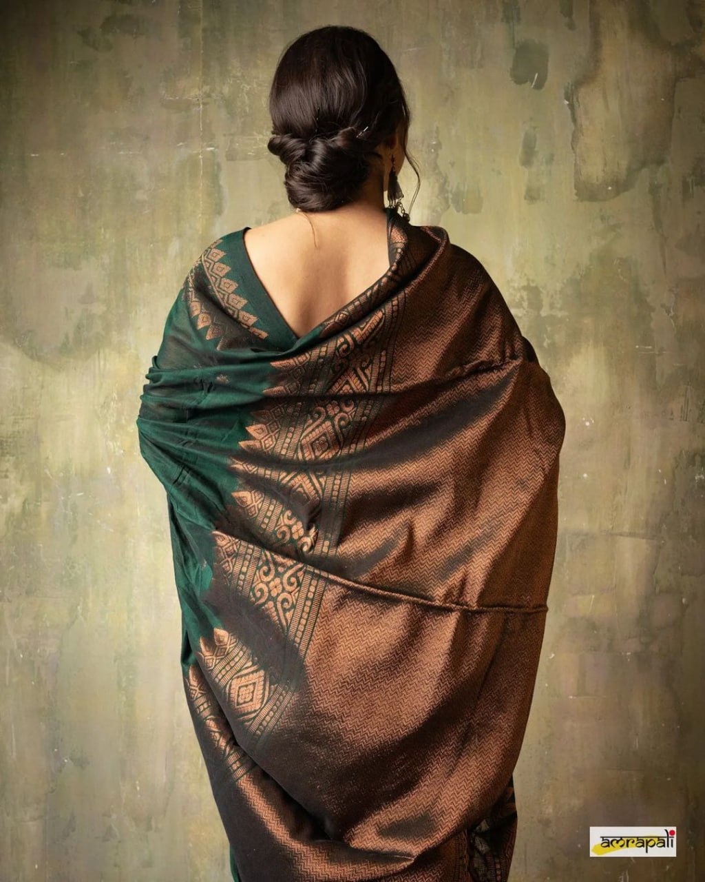 Elegant Sky Blue Banarasi Soft Silk Saree with Copper Zari & Colorful Print | 5.5 M Length | 5 Color Options | Lightweight & Graceful Drape YNF