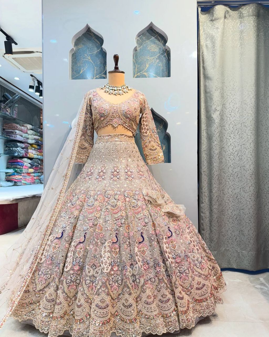 Elegant Soft Butterfly Net Lehenga Set with Coding Sequin Work | Semi-Stitched Bridal & Partywear YNF