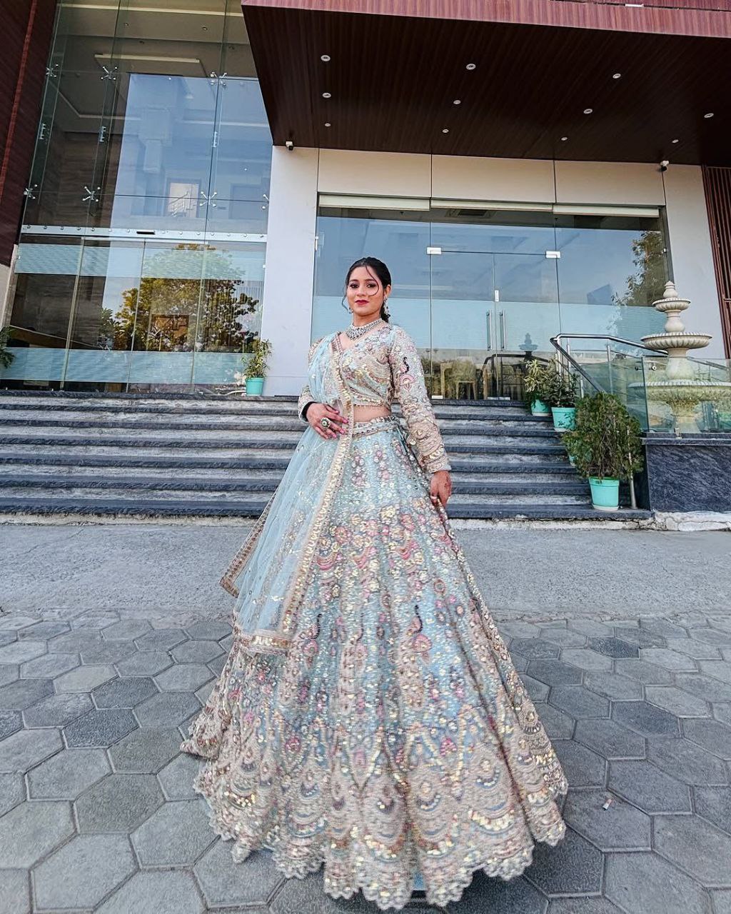 Elegant Soft Butterfly Net Lehenga Set with Coding Sequin Work | Semi-Stitched Bridal & Partywear YNF