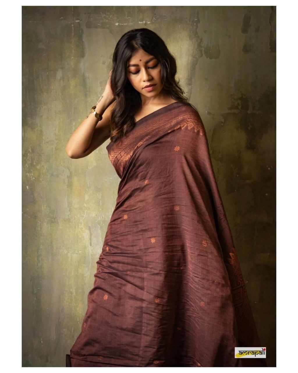 Elegant Sky Blue Banarasi Soft Silk Saree with Copper Zari & Colorful Print | 5.5 M Length | 5 Color Options | Lightweight & Graceful Drape YNF