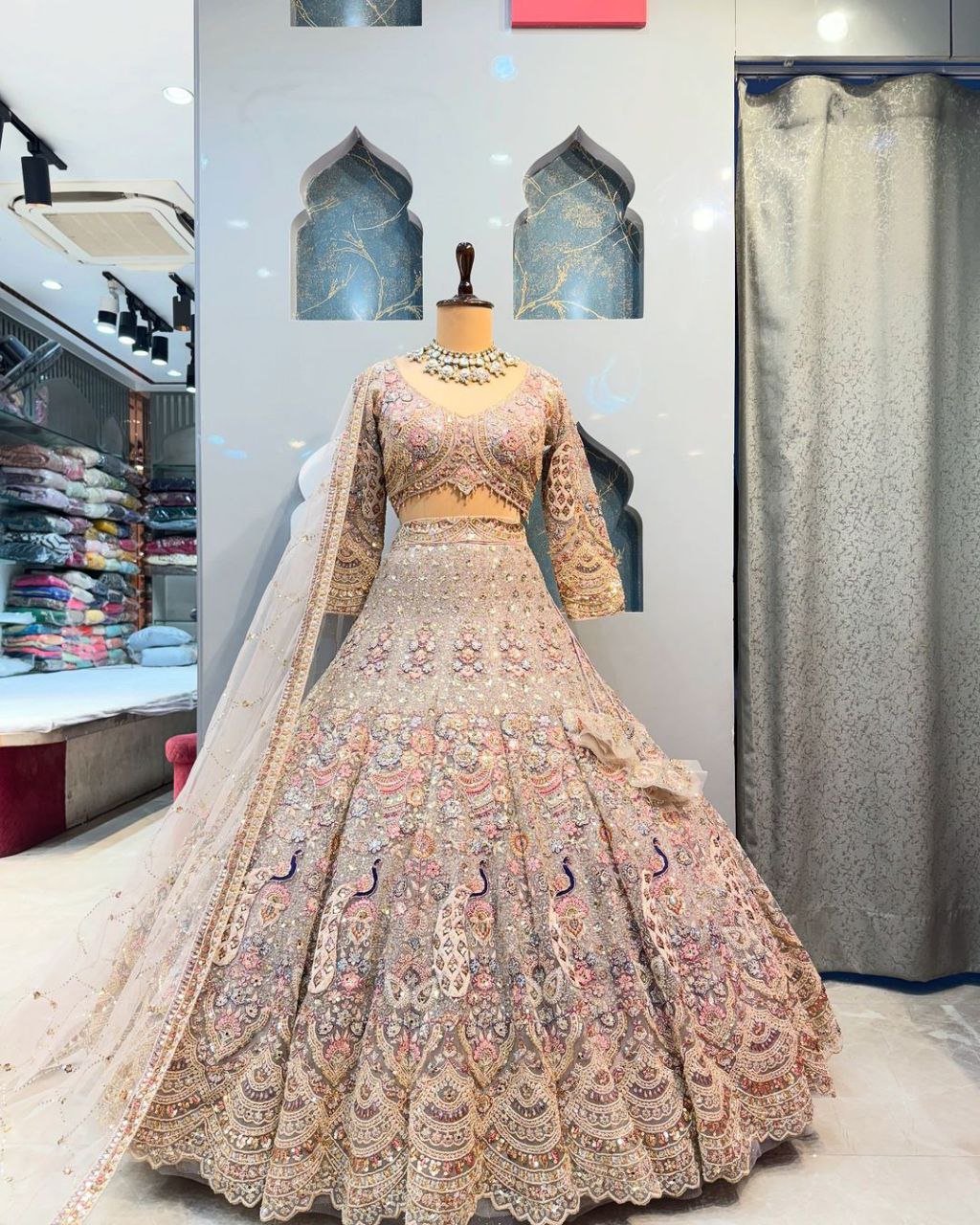 Elegant Soft Butterfly Net Lehenga Set with Coding Sequin Work | Semi-Stitched Bridal & Partywear YNF