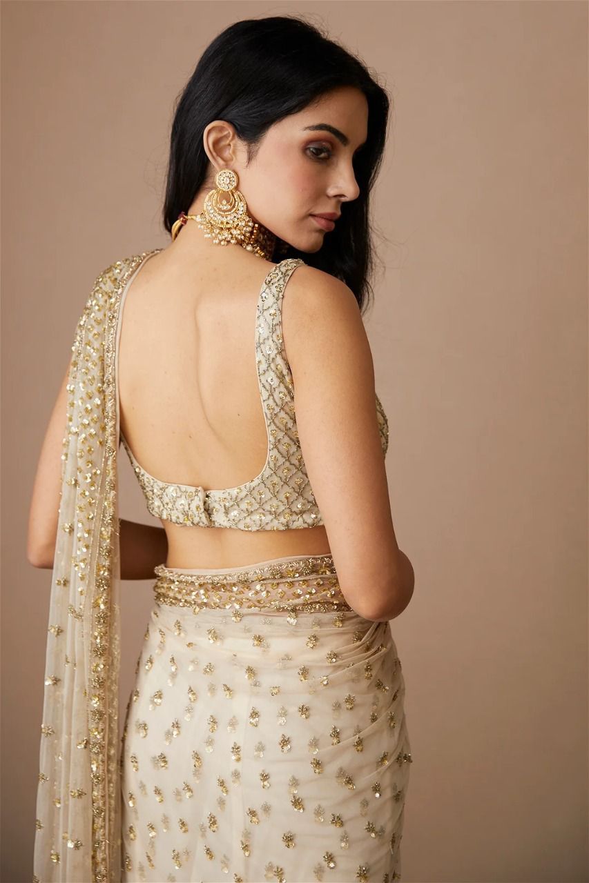 Elegant Designer Soft Butterfly Net Embroidered Saree with Sequins & Codding Work YNF