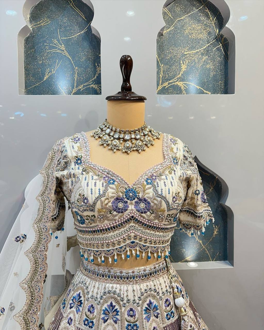 Exquisite Heavy Mono Satin Silk Lehenga Set with Sequins Cut Work, Flared 4 M, Unstitched Blouse & Soft Chinon Silk Dupatta YNF