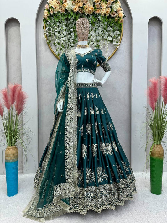 Elegant Japan Jastin Thread & Sequin Work Lehenga Set YNF